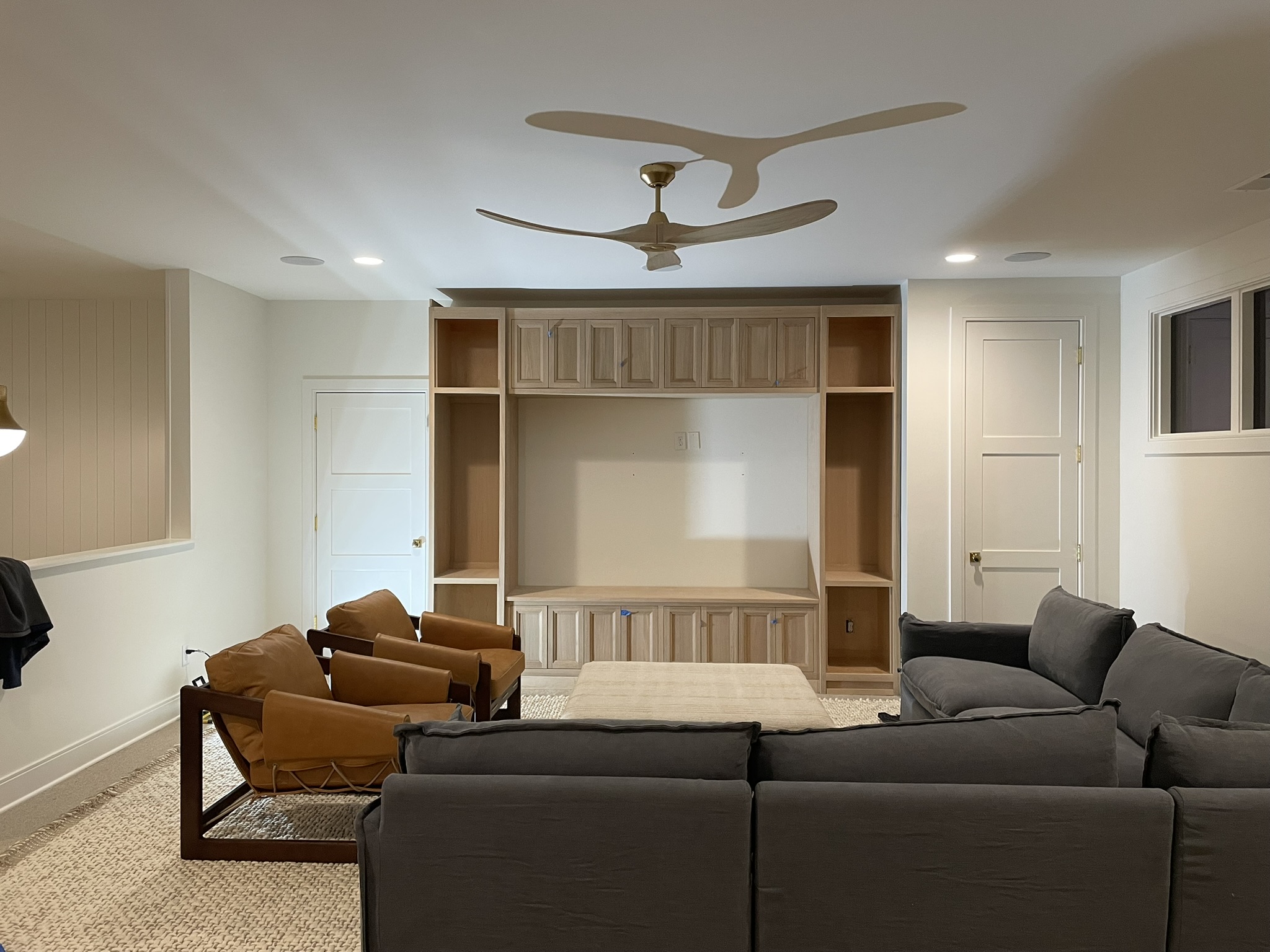 White Oak Built-In